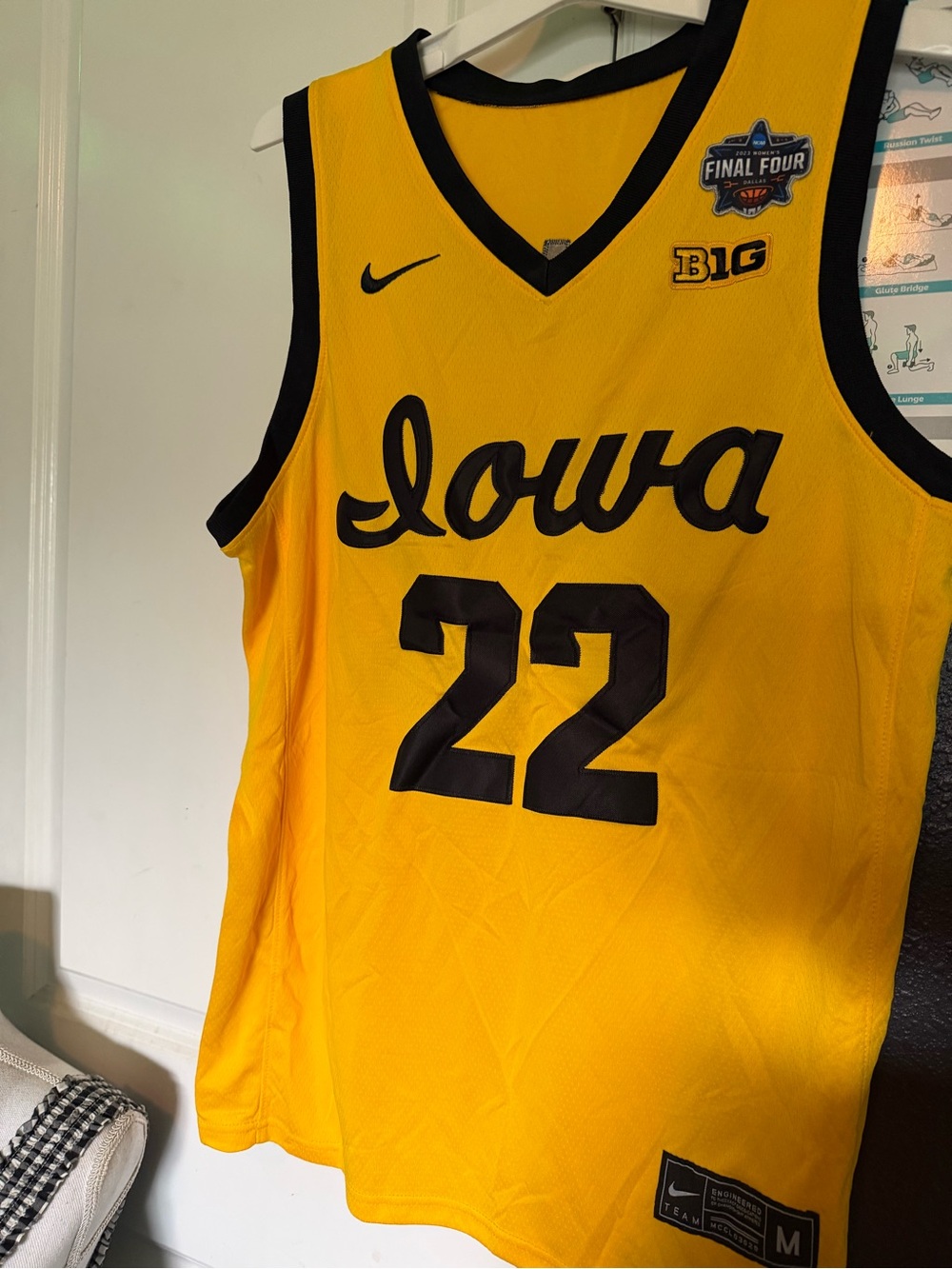 Caitlin Clark #22 Nike Final 4 Basketball Jersey